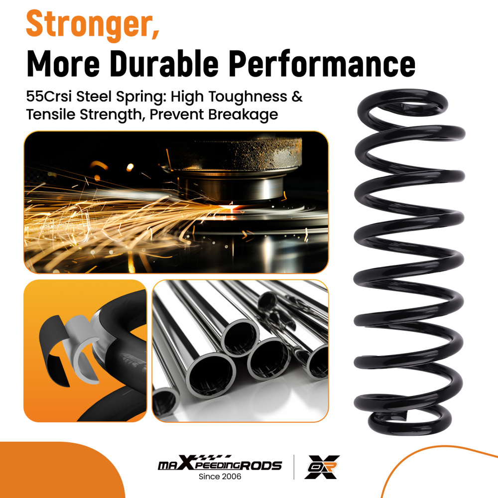 2pcs Rear Coil Springs compatible for GMC Yukon 2007-2009 V8 4.8L/5.3L compatible for Yukon XL	15-17 5.3L