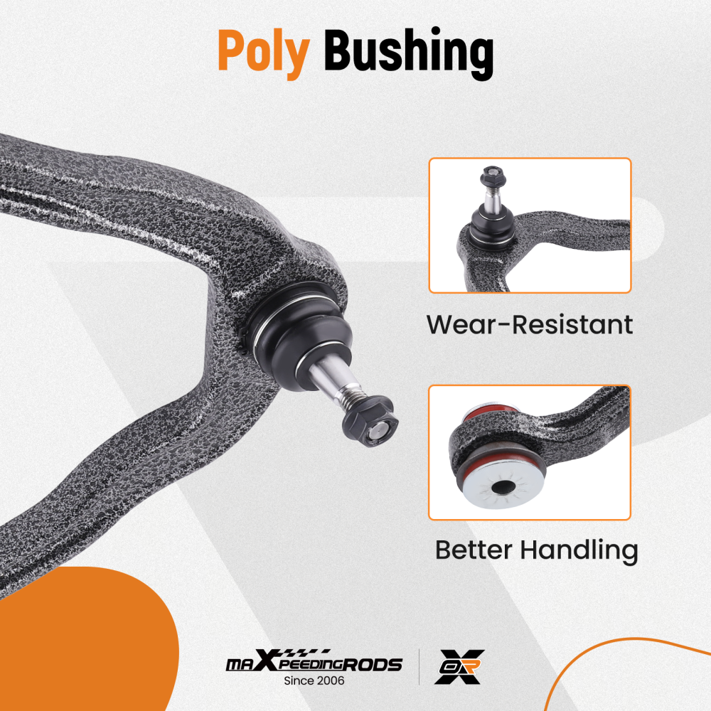 10pc Front Upper Lower Control Arms Tie Rods compatible for Chevy Silverado GMC Sierra 1500