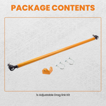 Compatible pour nissan patrol gu y61 1997-2012 heavy duty adjustable front drag link kit