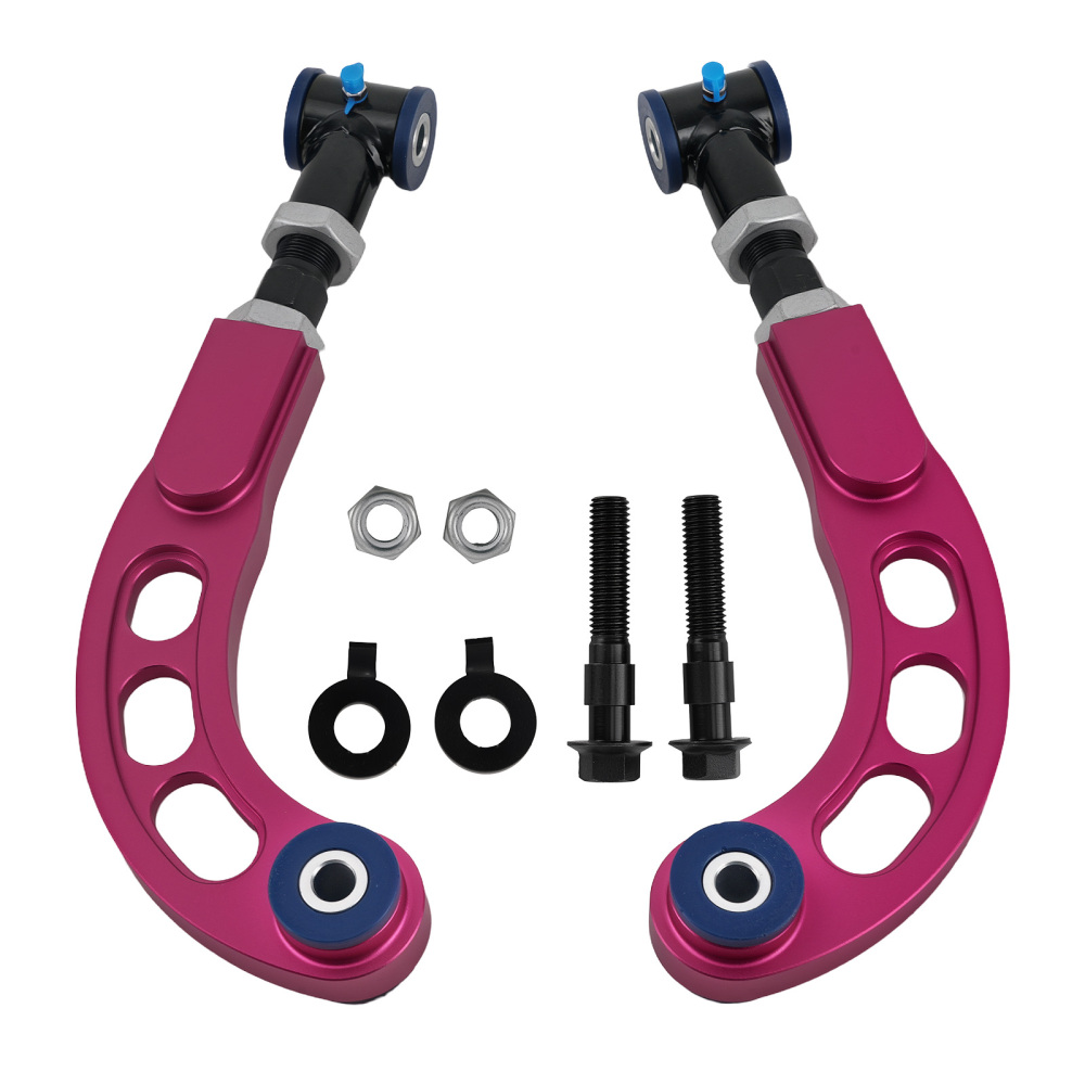 Front Camber Bolt Red Rear Camber Arm Kit Alignment Set compatible for Scion tc 2005-2010 suspension arms