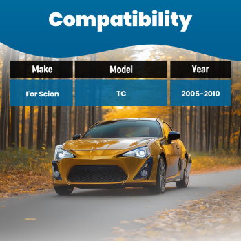 Red Rear Camber Bolts Adjustable Camber Arm compatible for Scion Tc 2005-2010