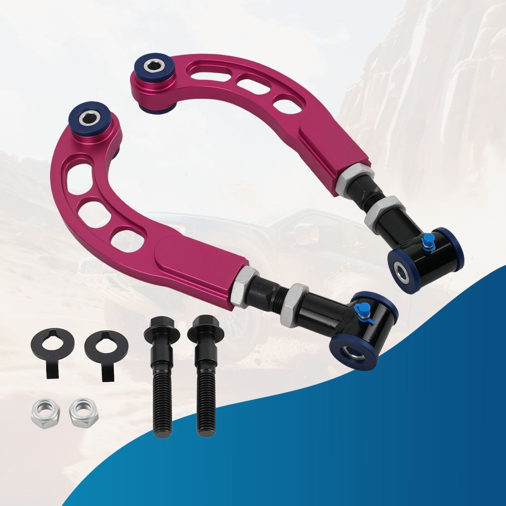 Red Rear Camber Bolts Adjustable Camber Arm compatible for Scion Tc 2005-2010