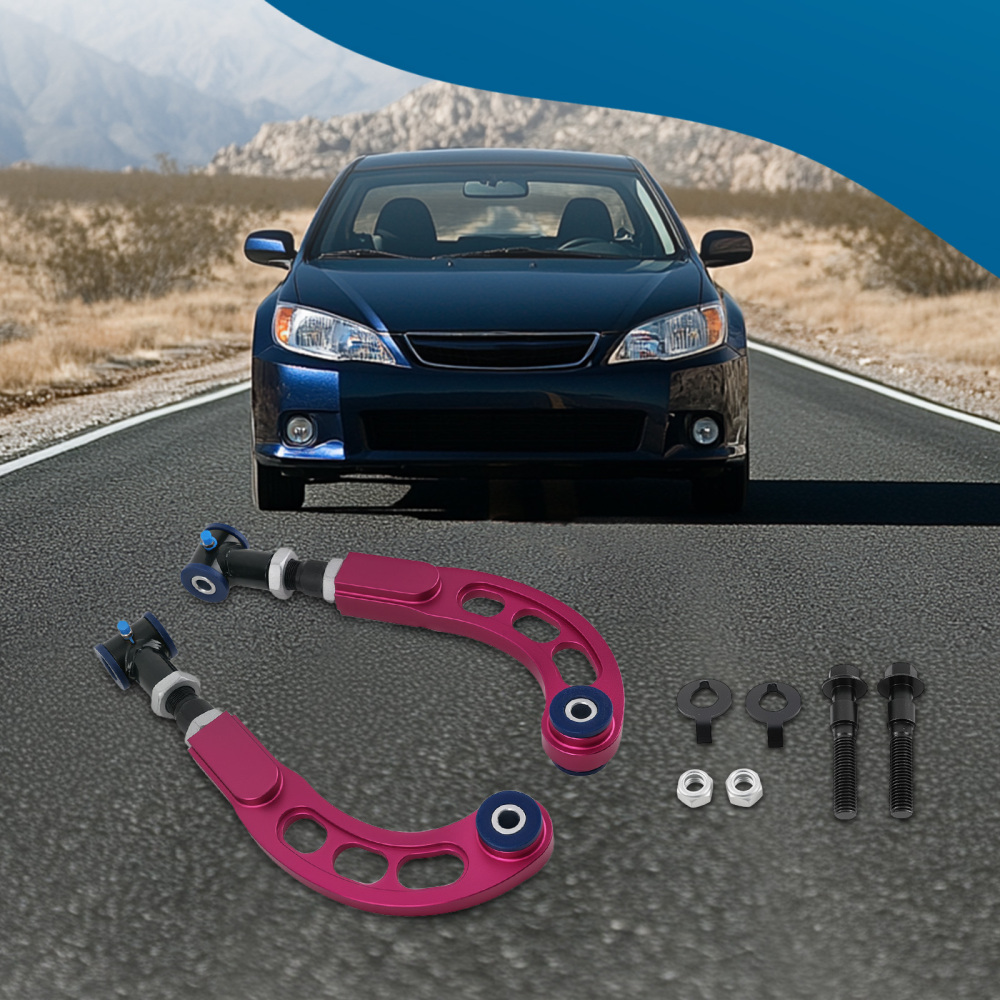 Red Rear Camber Bolts Adjustable Camber Arm compatible for Scion Tc 2005-2010