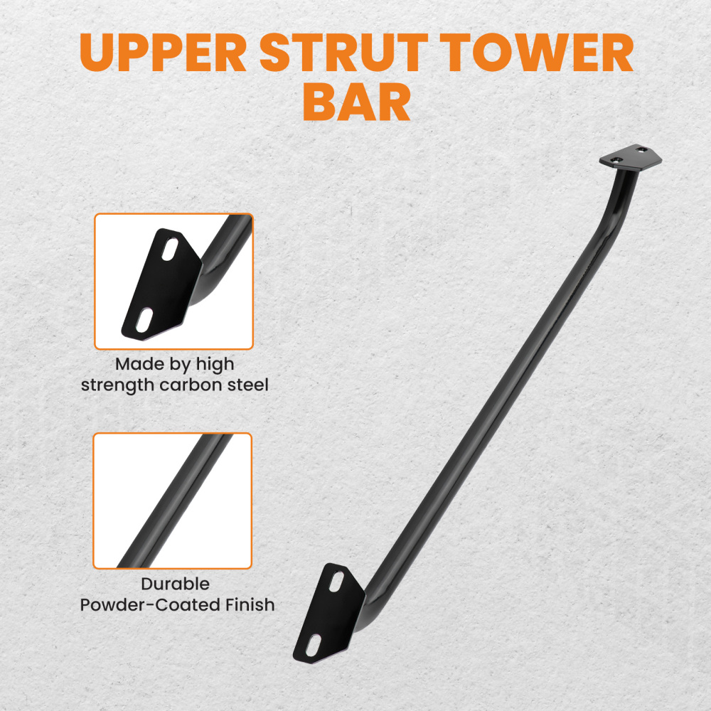 Heavy Duty Front Upper Strut Tower Brace compatible for Chevrolet Camaro F-BODY compatible for V8 1993-02