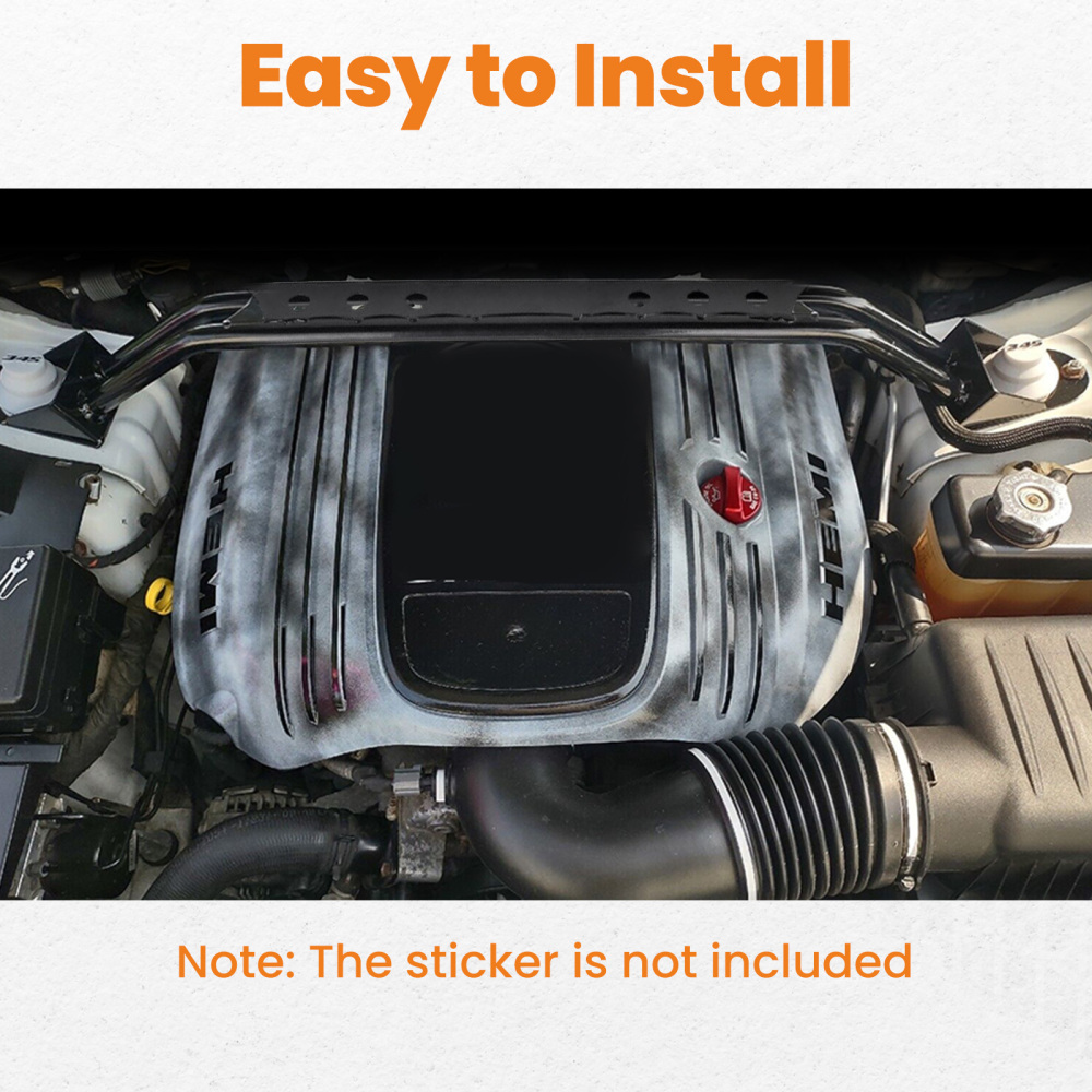 Carbon Steel Front Strut Tower Bar compatibile per Dodge Charger 2006 2007 2008 2009 2010