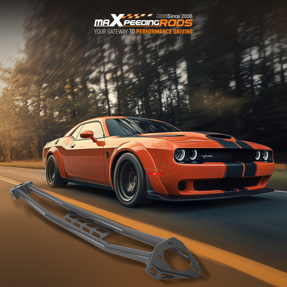 maXpeedingrods Front Strut Tower Bar Dual bar compatible for Dodge Challenger 2008-2023