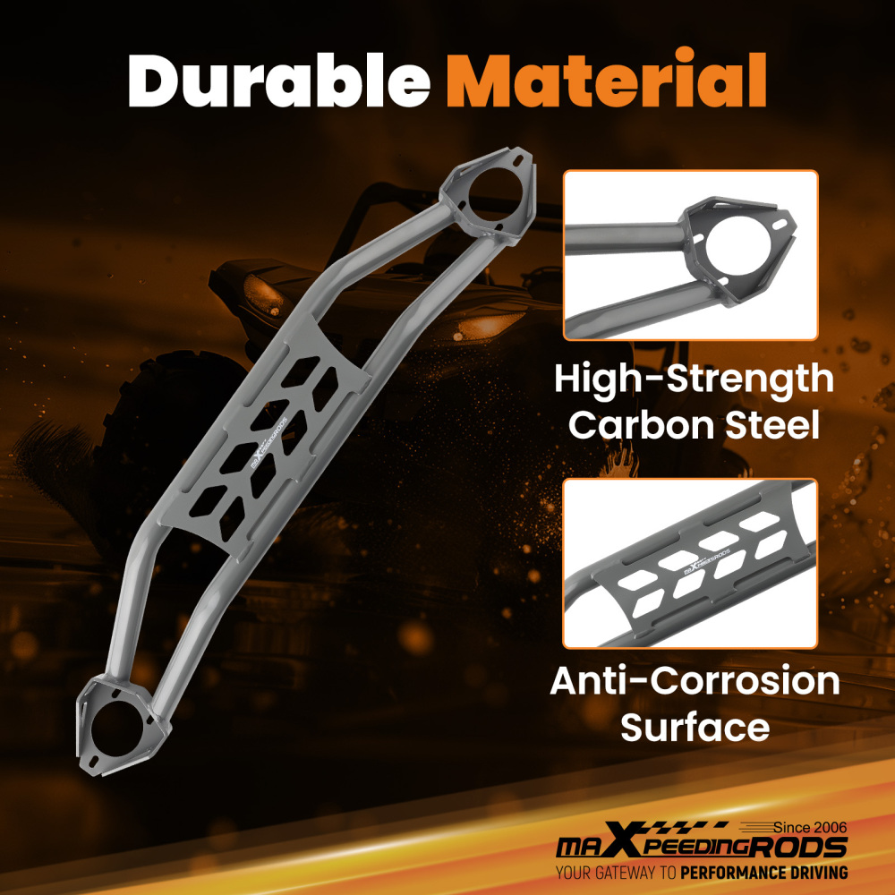 Front Strut Tower Dual Bar Brace compatible for Dodge Challenger 2008-2020 2021 2022 2023