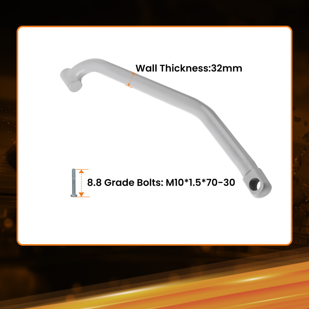 Lower High Clearance Radius Rods Bars Kit compatible for Polaris RZR 1000 XP 2014 ATV