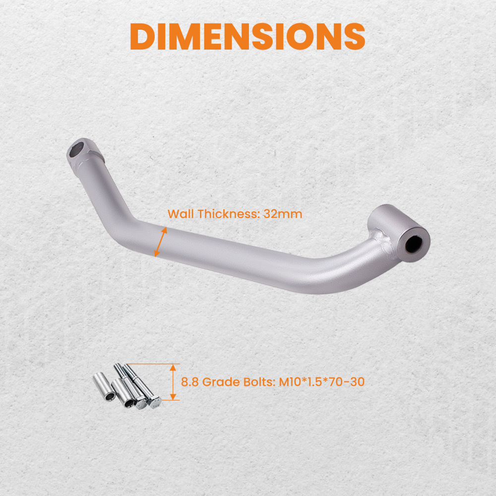 Lower High Clearance Radius Rods Bars Kit compatible for Polaris RZR 1000 XP 2014 ATV