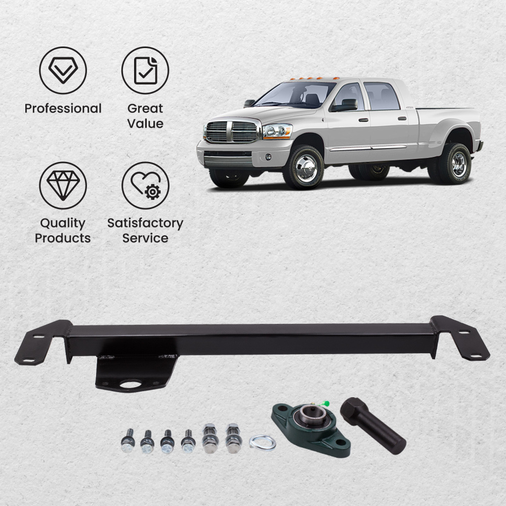 Front Track Bar Steering Gear Box Stabilizer compatible for Dodge Ram 2500 3500 2003-08 4x4