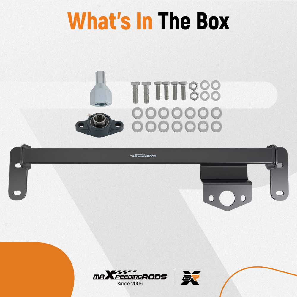 Gear Box Steering Stabilizer Bar Brace Kit For 2009-2022 compatible for Dodge Ram 2500 3500 4WD