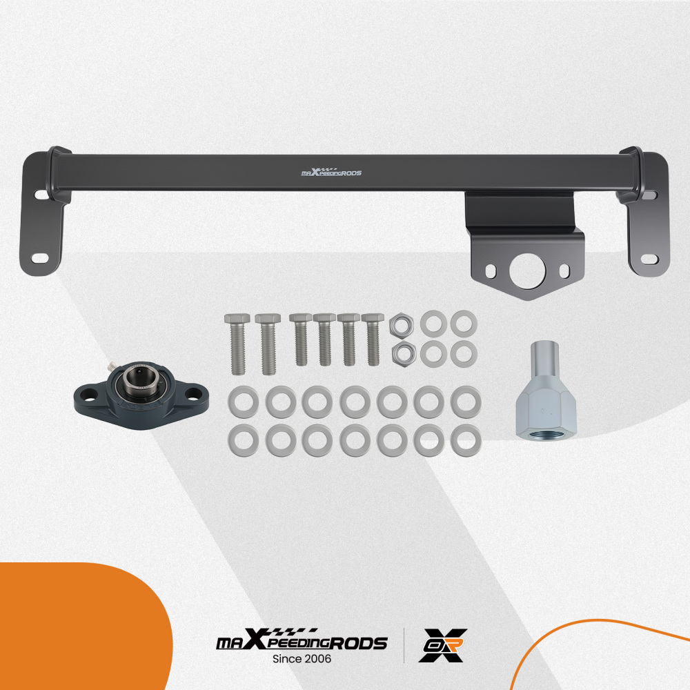 Gear Box Steering Stabilizer Bar Brace Kit For 2009-2022 compatible for Dodge Ram 2500 3500 4WD