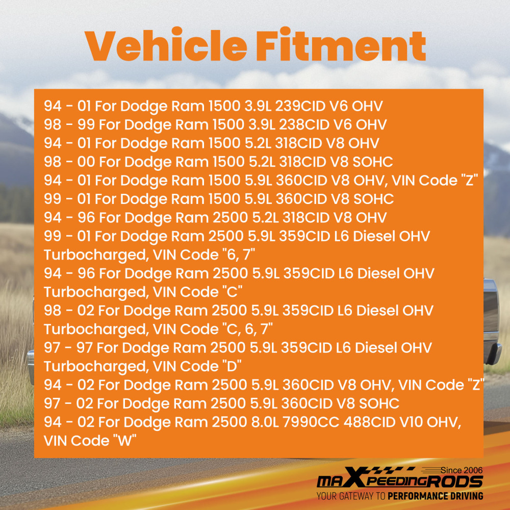 Steering Gear Box Stabilizer Bar Fits for 94-2002 compatible for Dodge Ram Pickup Trucks 4x4 4WD