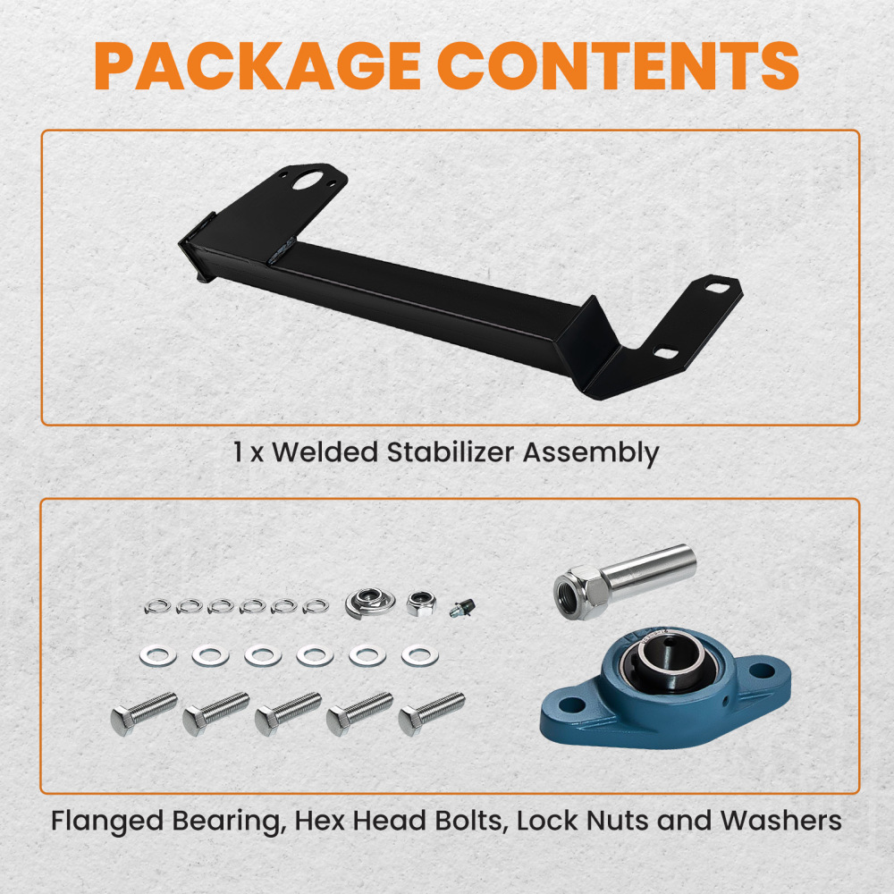 Compatible for Dodge Ram 3500 1994-2002 Steering Gear Box Stabilizer Bracer