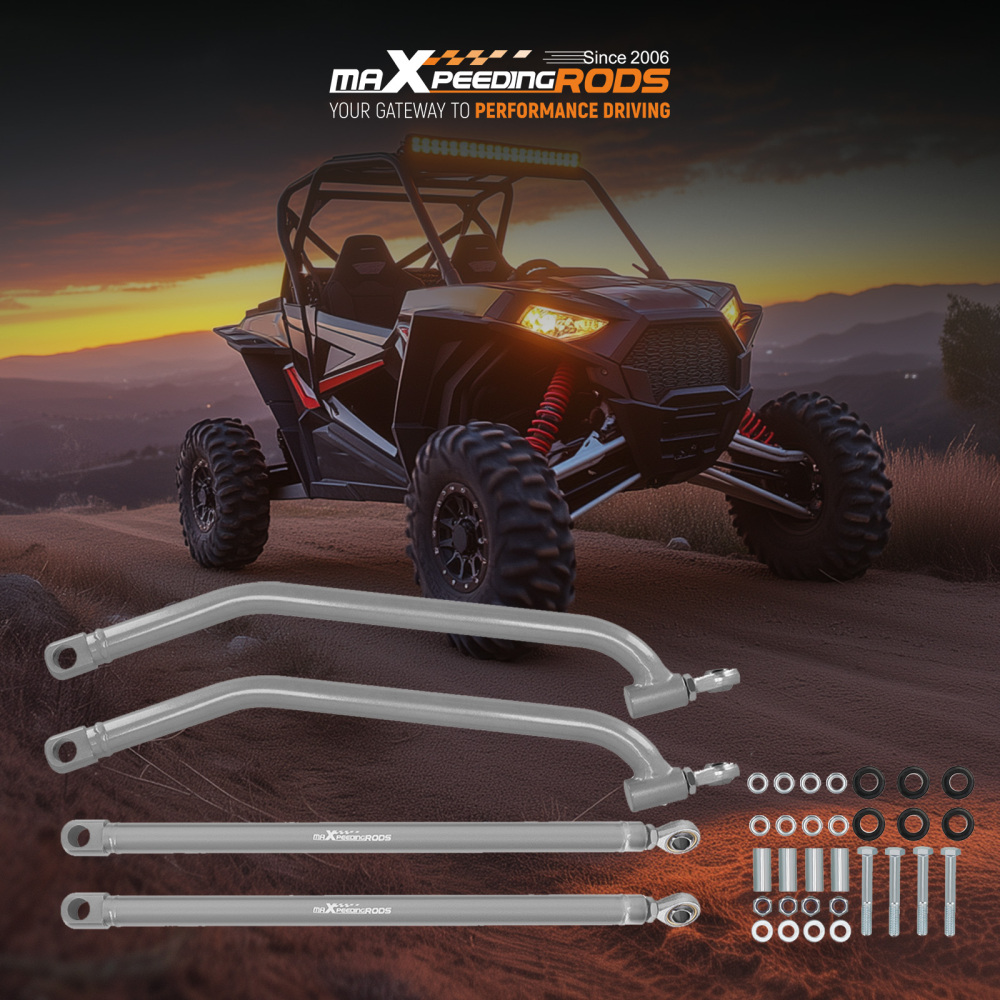 KIT DE BARRES DE RAYON SUPÉRIEURES ET INFÉRIEURES compatible pour POLARIS RZR 1000 XP 14-17