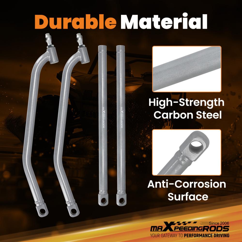 KIT DE BARRES DE RAYON SUPÉRIEURES ET INFÉRIEURES compatible pour POLARIS RZR 1000 XP 14-17