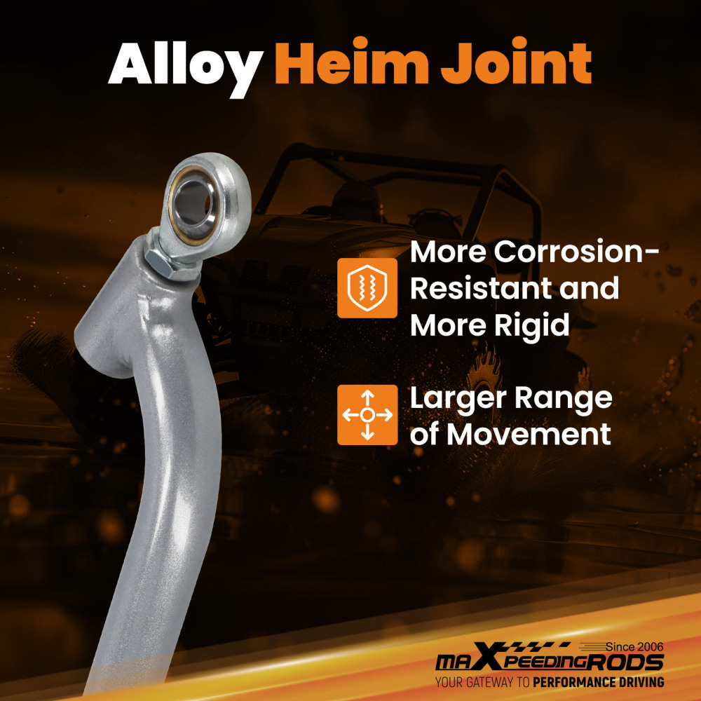 KIT DE BARRES DE RAYON SUPÉRIEURES ET INFÉRIEURES compatible pour POLARIS RZR 1000 XP 14-17