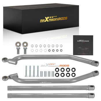 Upper Lower High Clearance Radius Rods Bars Kit for Polaris RZR 1000 XP 4 EPS