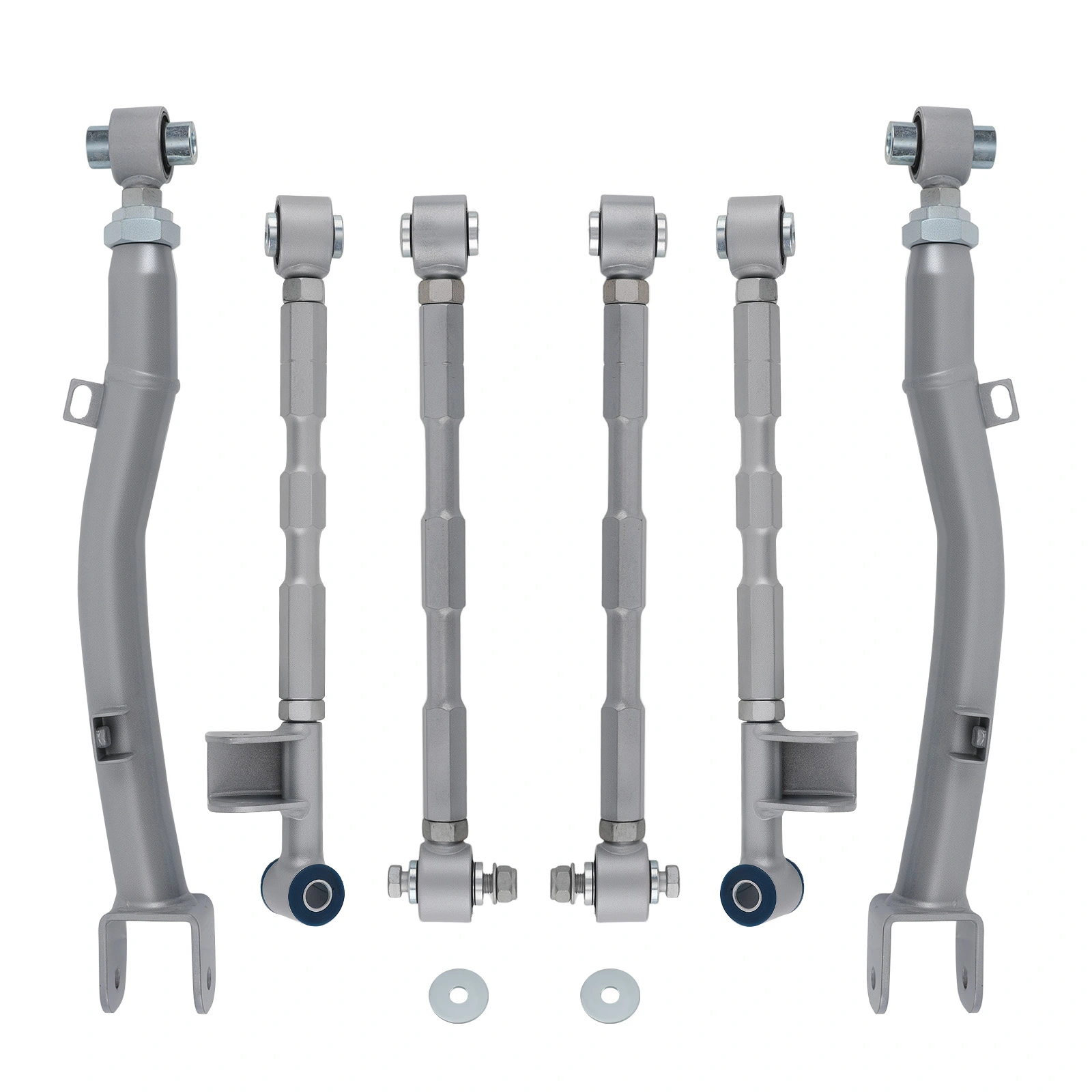 Compatible for Subaru Impreza 2002 - 2007 6 Pieces Rear Lateral Link + Trailing Arm, image size:1600x1600