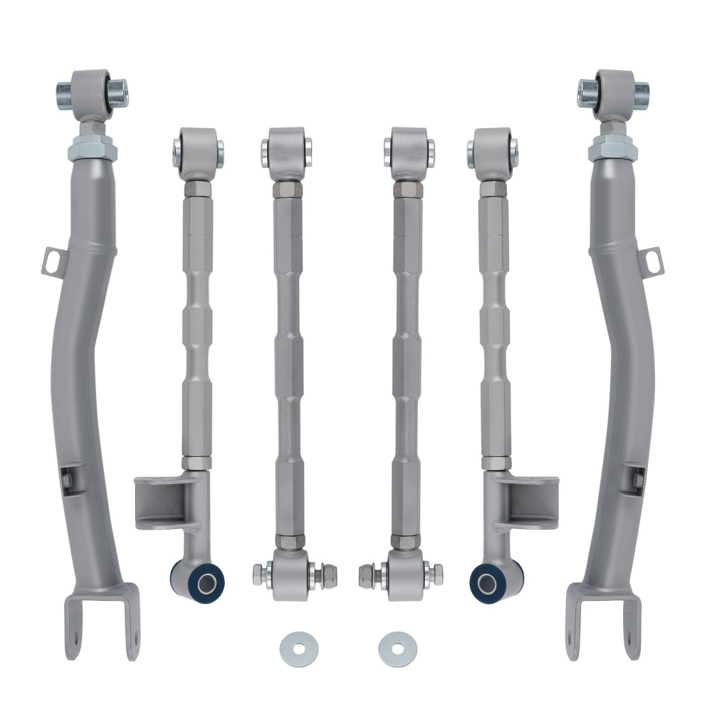 Compatible for Subaru Impreza 2002 - 2007 6 Pieces Rear Lateral Link + Trailing Arm