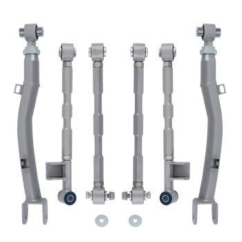 Rear Control Arm +Lateral Link + Sway Bar Link Set compatible for Subaru Impreza 1993-2007