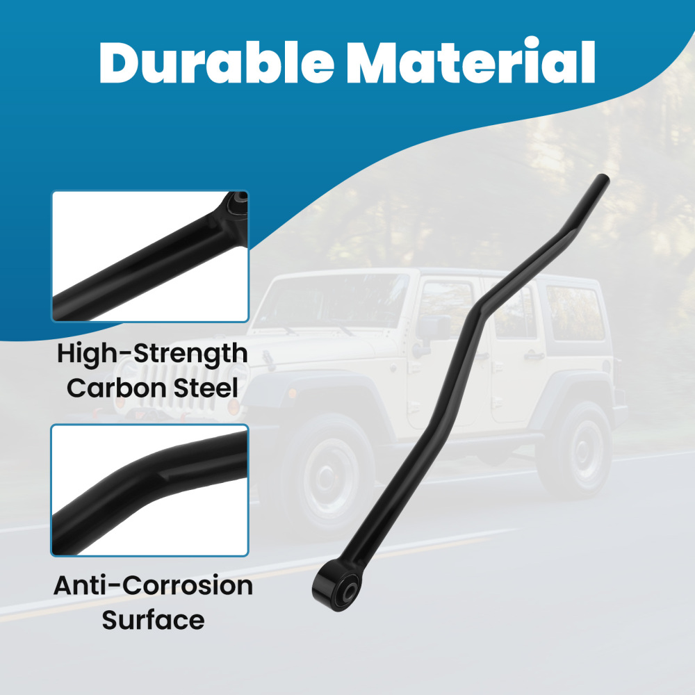 0-6 Lift Rear Adjustable Track Bar compatible for Jeep Wrangler JK 2007-2018 compatible for Panhard Rod