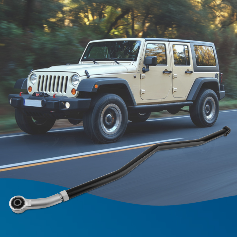 0-6 Lift Rear Adjustable Track Bar compatible for Jeep Wrangler JK 2007-2018 compatible for Panhard Rod