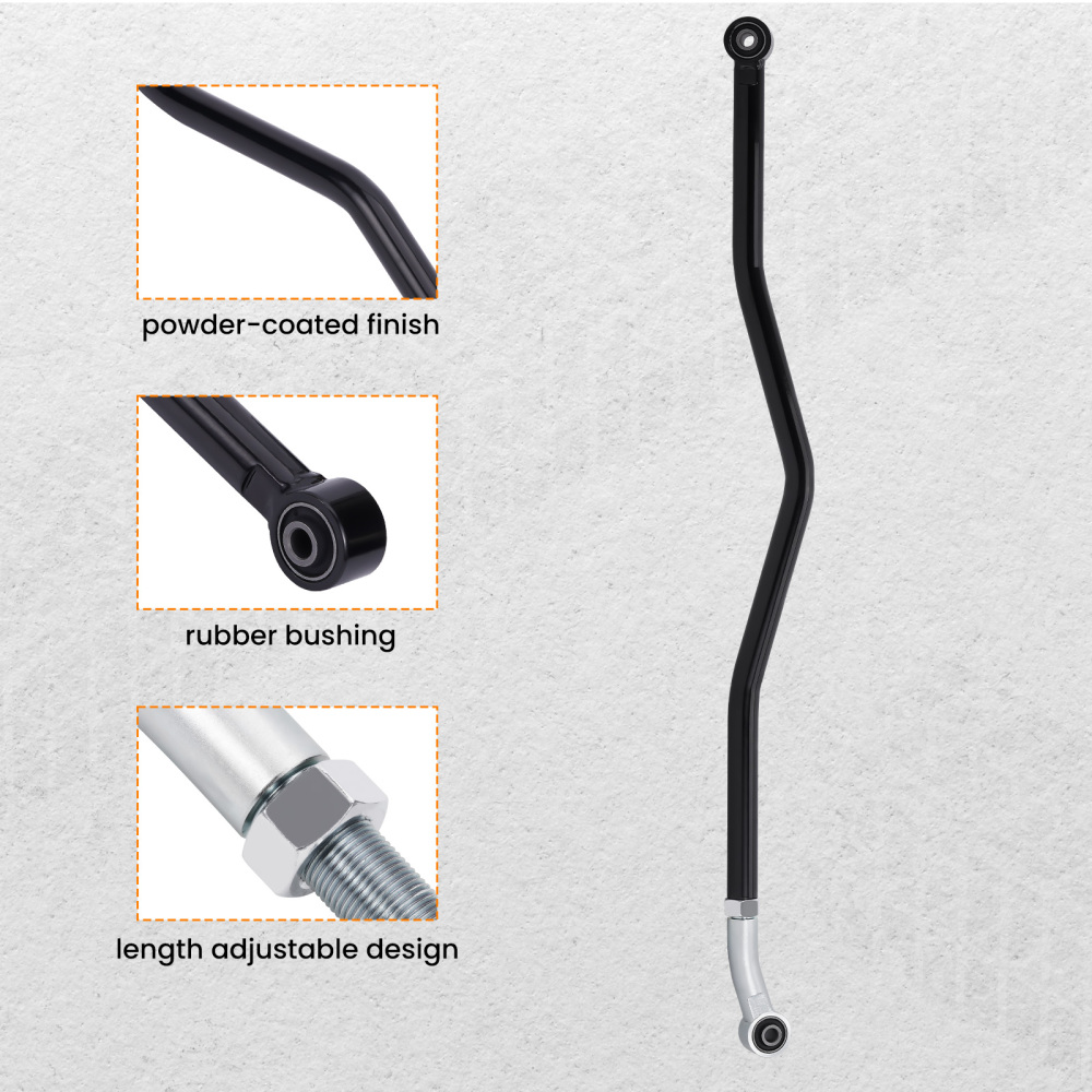 0-6 LIFT POSTERIORE REGOLABILE TRACK BAR compatibile per PANHARD ROD compatibile per JEEP WRANGLER JK 07-18
