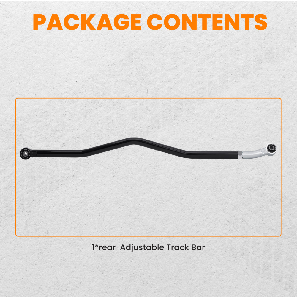 0-6 LIFT POSTERIORE REGOLABILE TRACK BAR compatibile per PANHARD ROD compatibile per JEEP WRANGLER JK 07-18