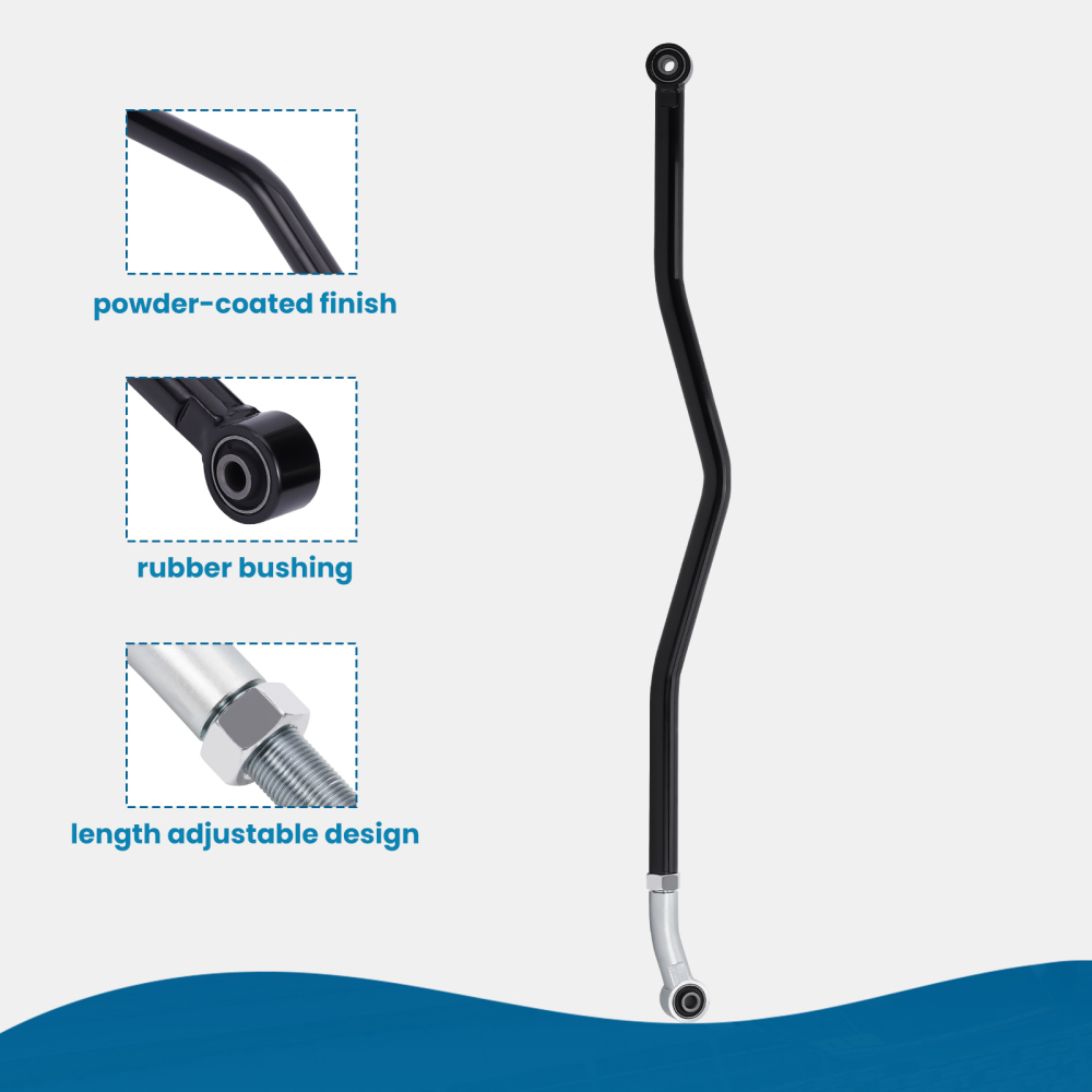 0-6 LIFT POSTERIORE REGOLABILE TRACK BAR compatibile per PANHARD ROD compatibile per JEEP WRANGLER JK 07-18