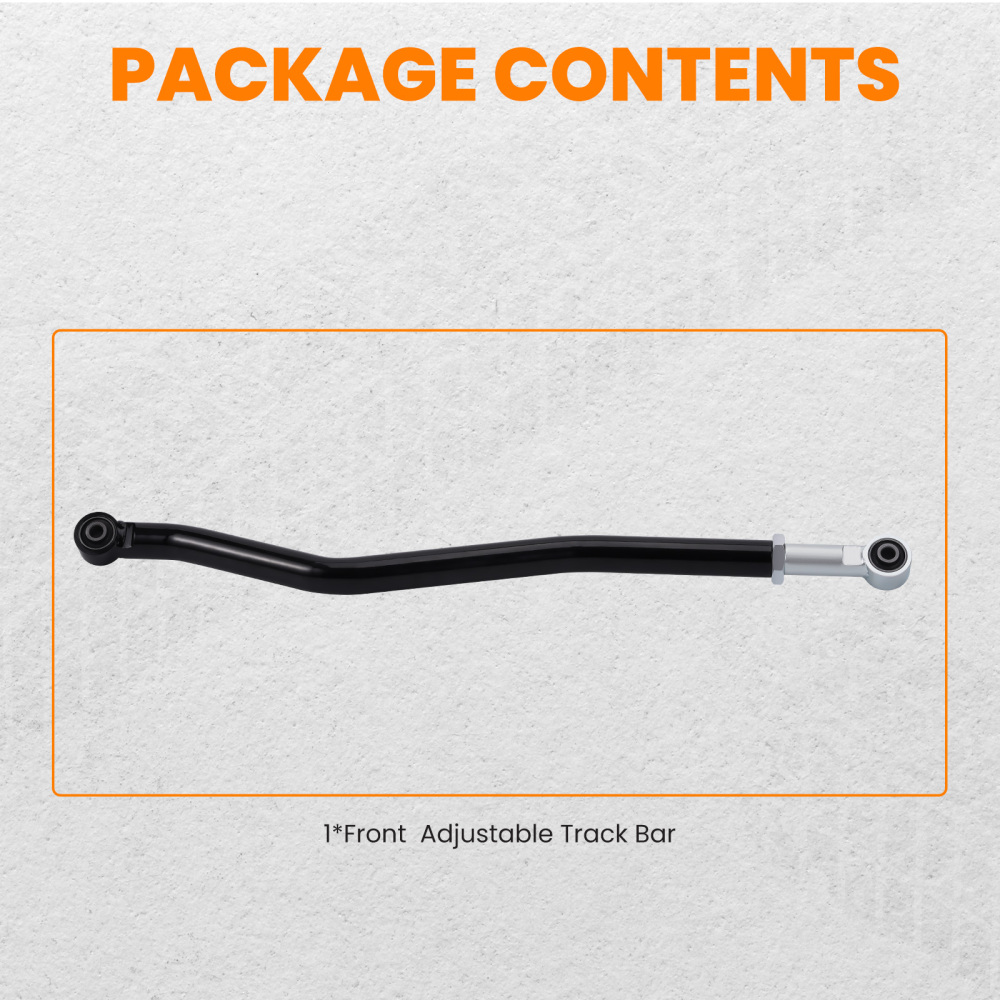 0-6 Lift Front Adjustable Track Bar compatible for Panhard Compatible for Jeep Wrangler JK 2007-2018