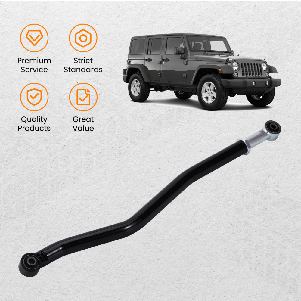 0-6 Lift Front Adjustable Track Bar compatible for Panhard Compatible for Jeep Wrangler JK 2007-2018
