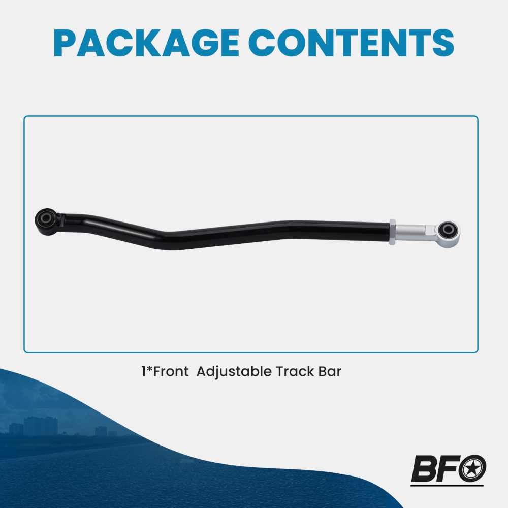 0-6 Lift Front Adjustable Track Bar compatible for Panhard Compatible for Jeep Wrangler JK 2007-2018