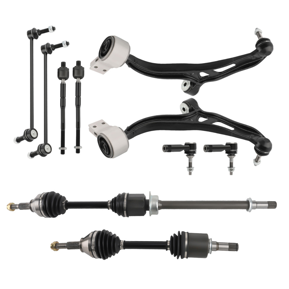 Front Lower Control Arms w/CV Axle Assembly for 2014-2017 compatible for Ford Explorer V6 3.5L