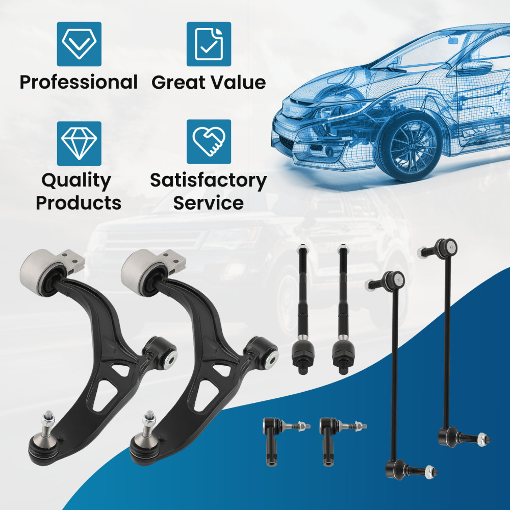 Front Lower Control Arms w/CV Axle Assembly for 2014-2017 compatible for Ford Explorer V6 3.5L