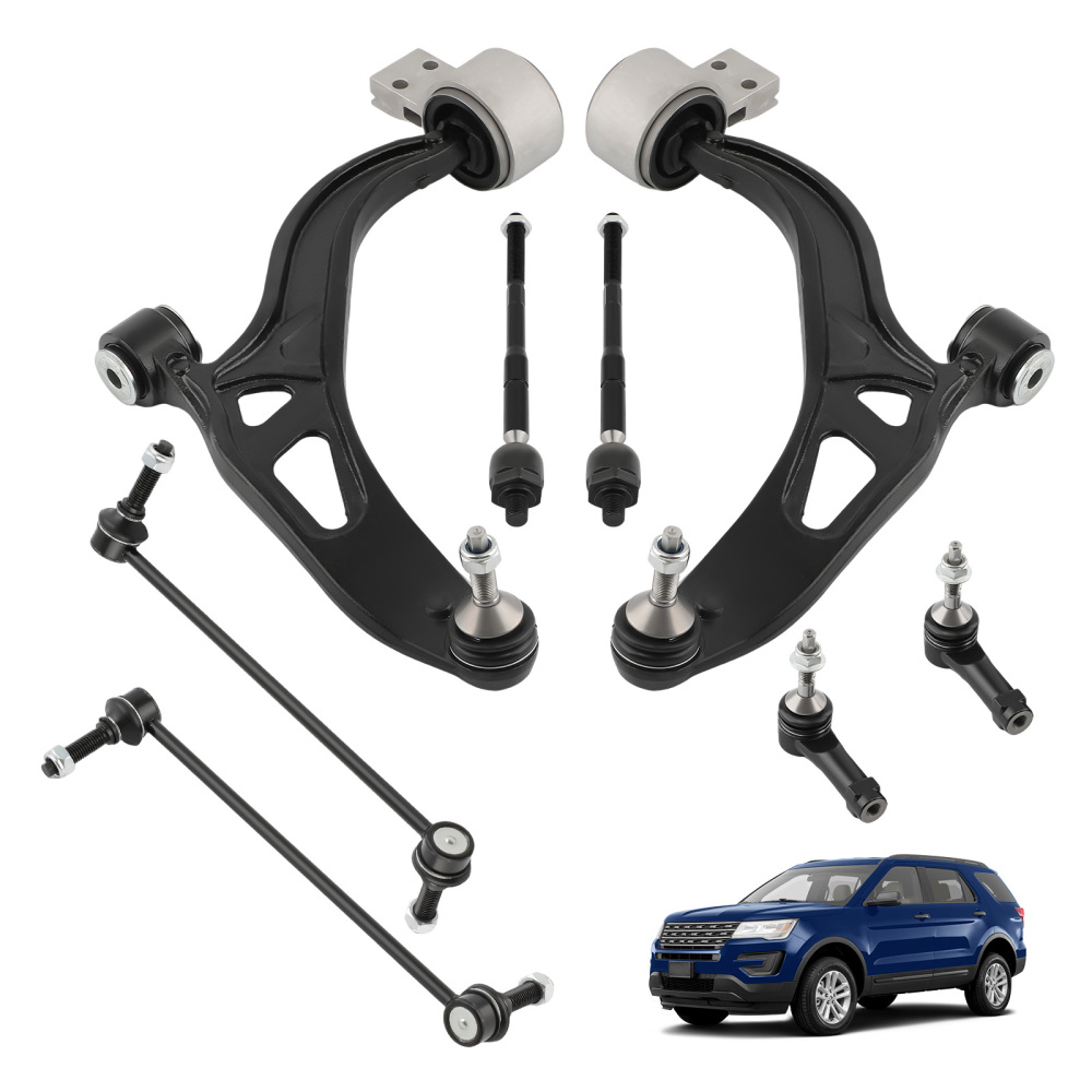Front Lower Control Arms w/CV Axle Assembly for 2014-2017 compatible for Ford Explorer V6 3.5L