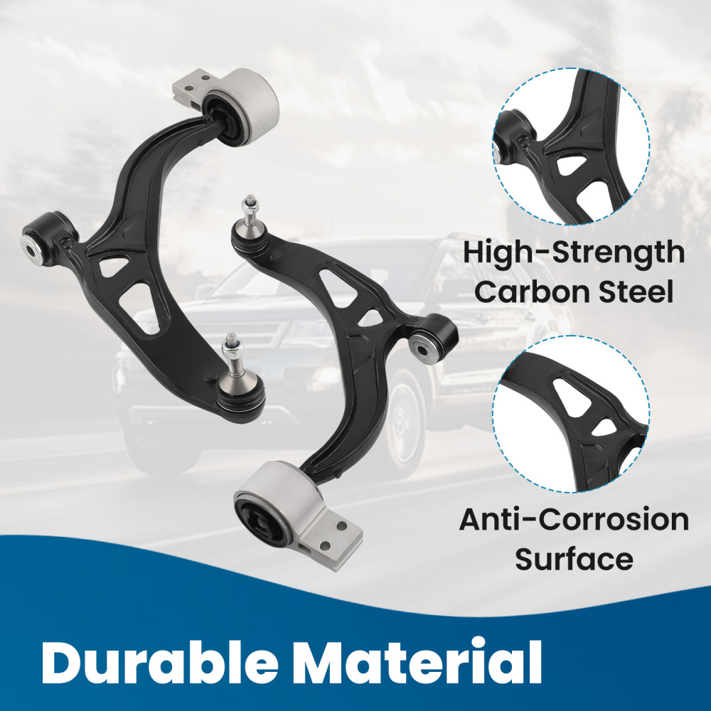 Front Lower Control Arms w/CV Axle Assembly for 2014-2017 compatible for Ford Explorer V6 3.5L