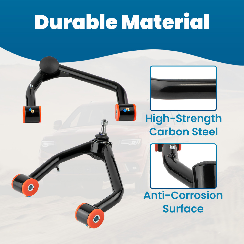 2-4 Lift Heavy Duty A-Arms compatible for Chevrolet Tahoe 07-15 Front Upper Control Arms