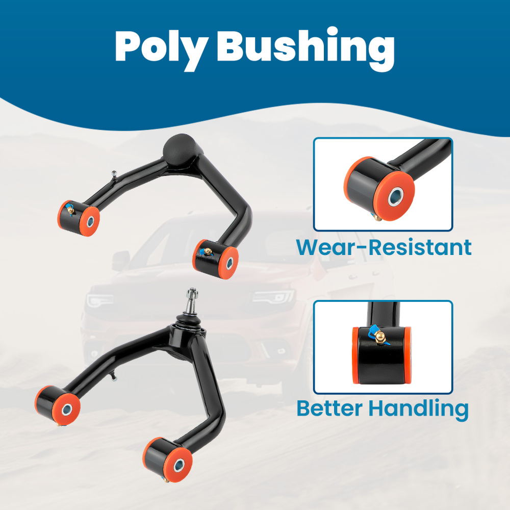 2-4 Lift Heavy Duty A-Arms compatible for Chevrolet Tahoe 07-15 Front Upper Control Arms