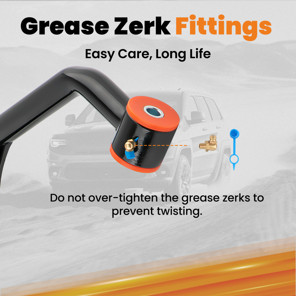 2-4 Lift Heavy Duty A-Arms compatible for Chevrolet Tahoe 07-15 Front Upper Control Arms