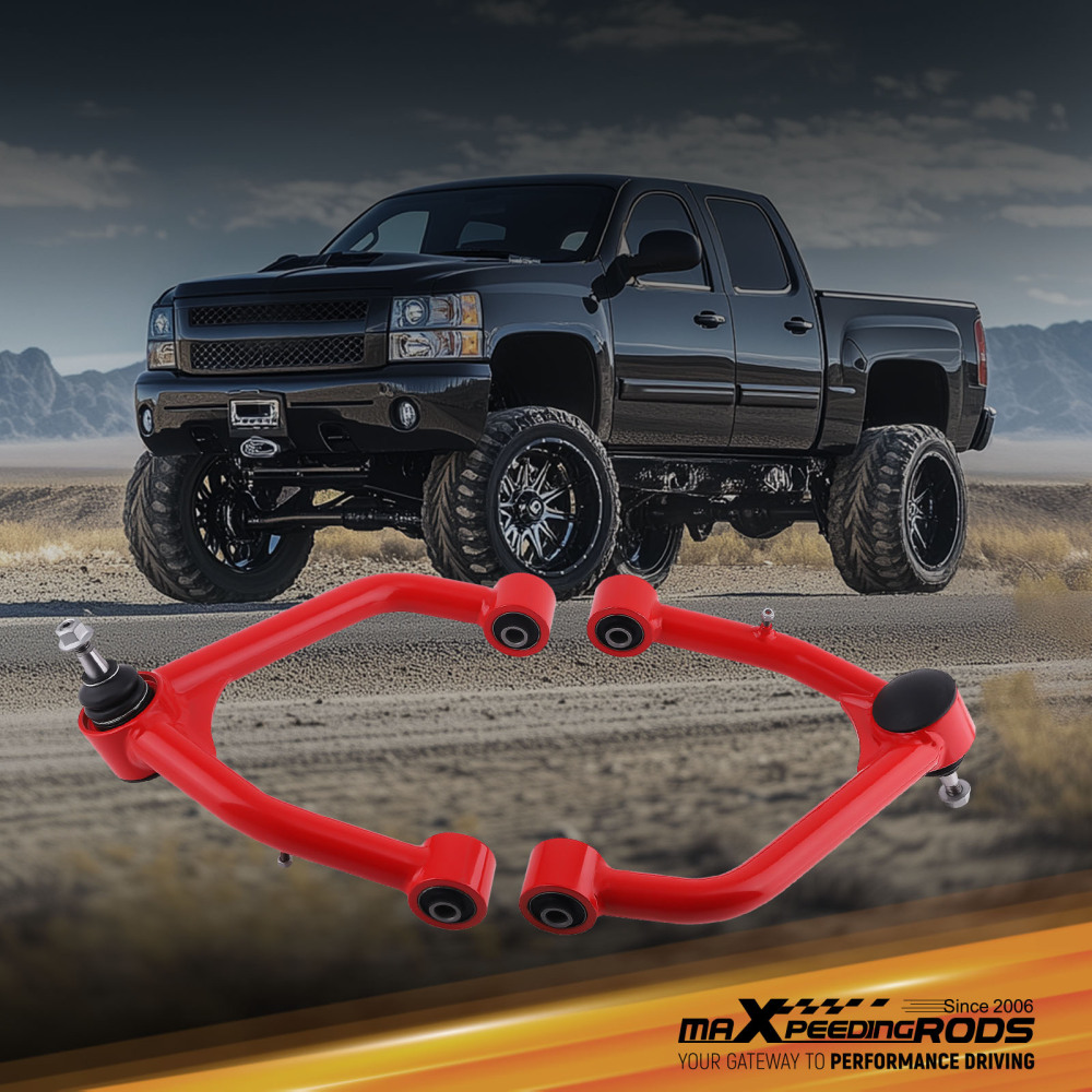 2-4 Lift Heavy Duty A-Arms compatible for Chevrolet Tahoe 07-15 Front Upper Control Arms suspension arms