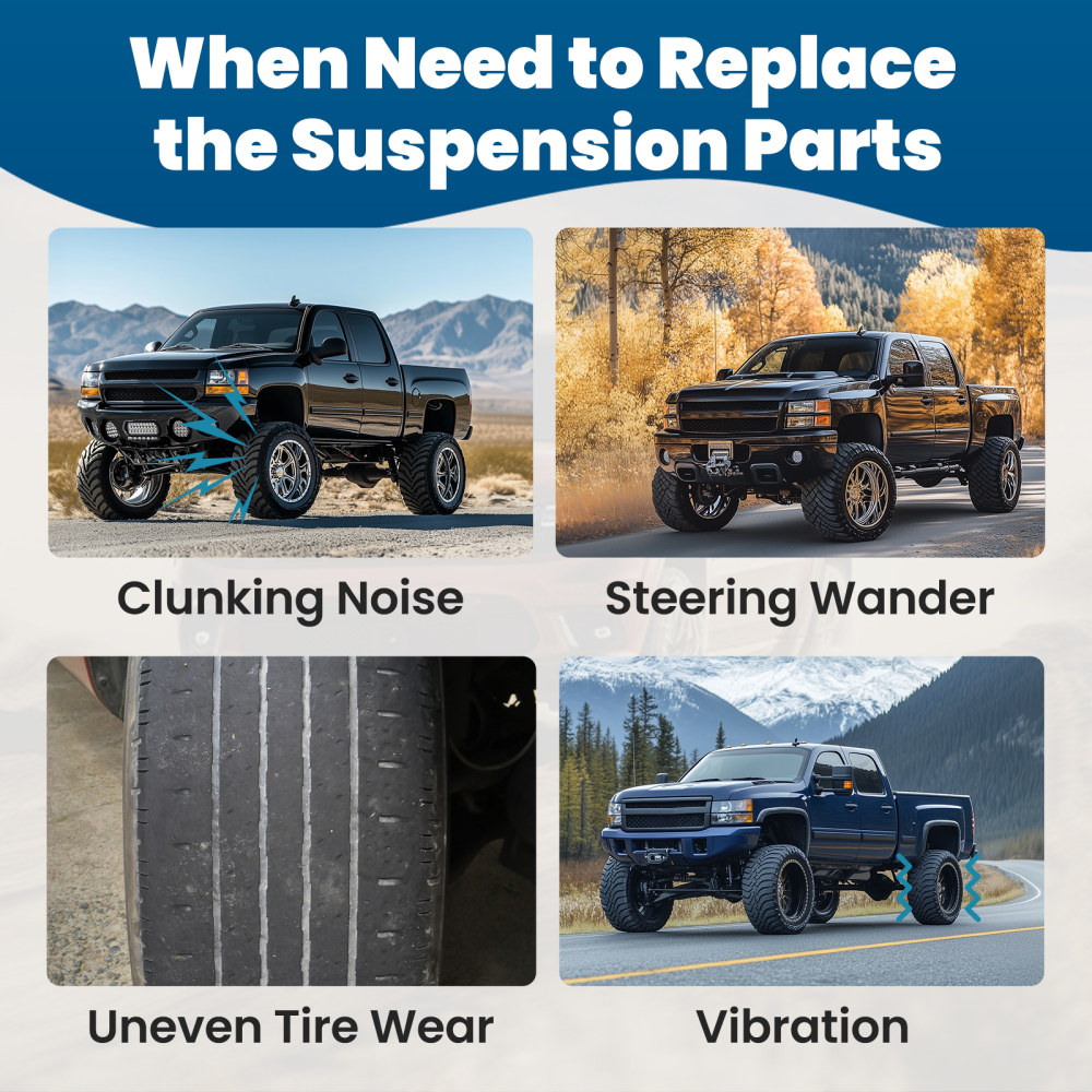 Heavy Duty Upper Control Arms compatible for Chevy Silverado compatible for GMC Sierra 1500 07-15 suspension arms