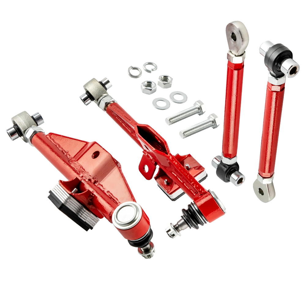 Front Lower Control ArmsHigh Angle Tension Rods compatible for Nissan 240SX 1989-1998