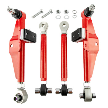 Front Lower Control ArmsHigh Angle Tension Rods compatible for Nissan 240SX 1989-1998