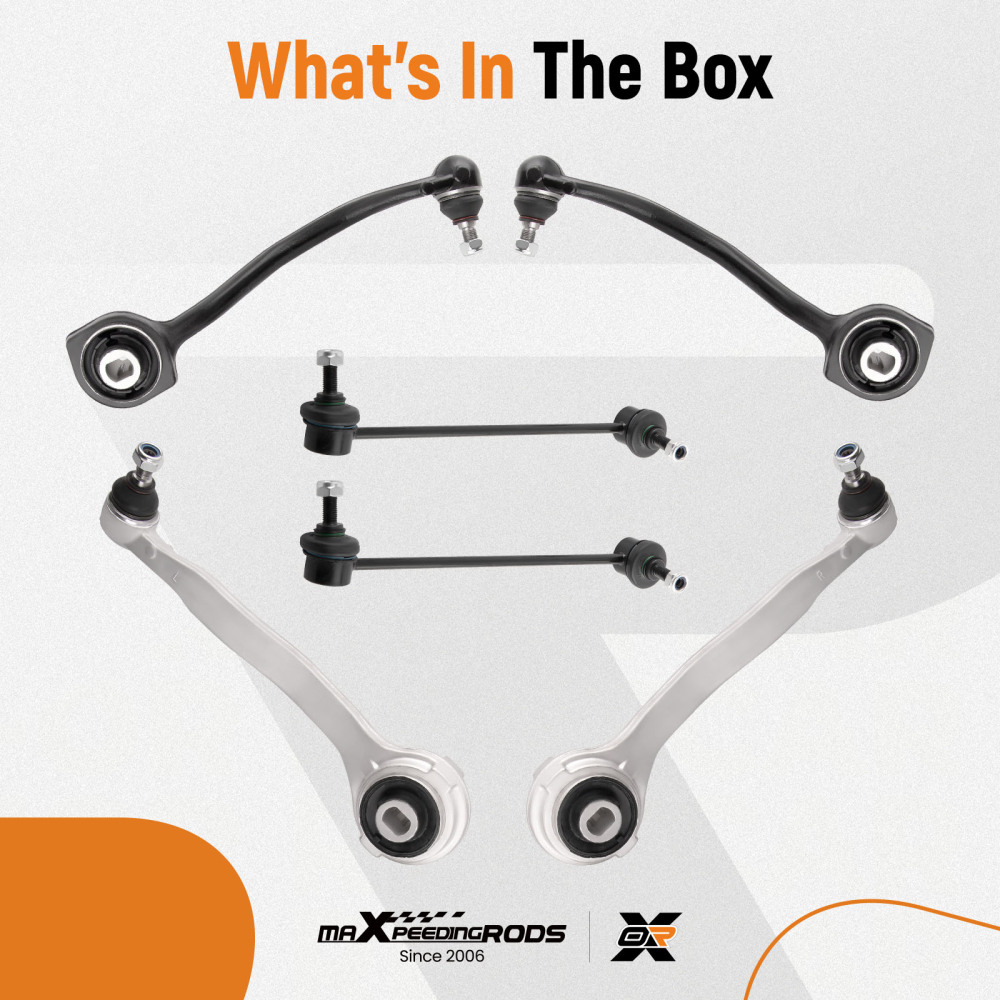 KIT BRACCI SOSPENSIONE compatibile per MERCEDES C-CLASSE W203 CL203 T-MODEL S203 6PCS