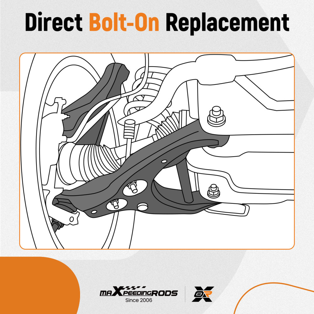 Compatible for Merceds-Benz CLK Front Upper Suspension Lower Wishbone Control Arms Links suspension arms
