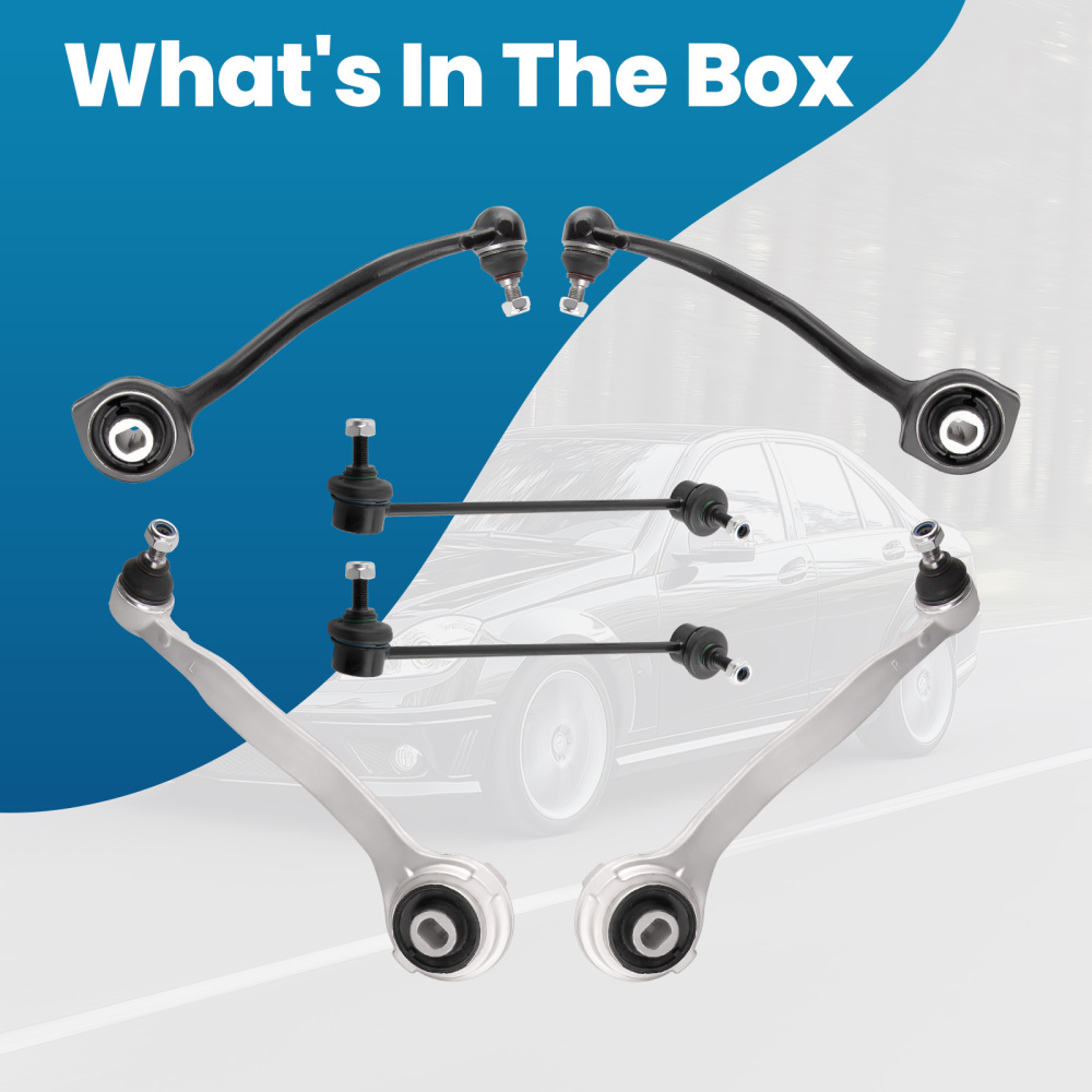 Compatible for Merceds-Benz CLK Front Upper Suspension Lower Wishbone Control ArmsLinks