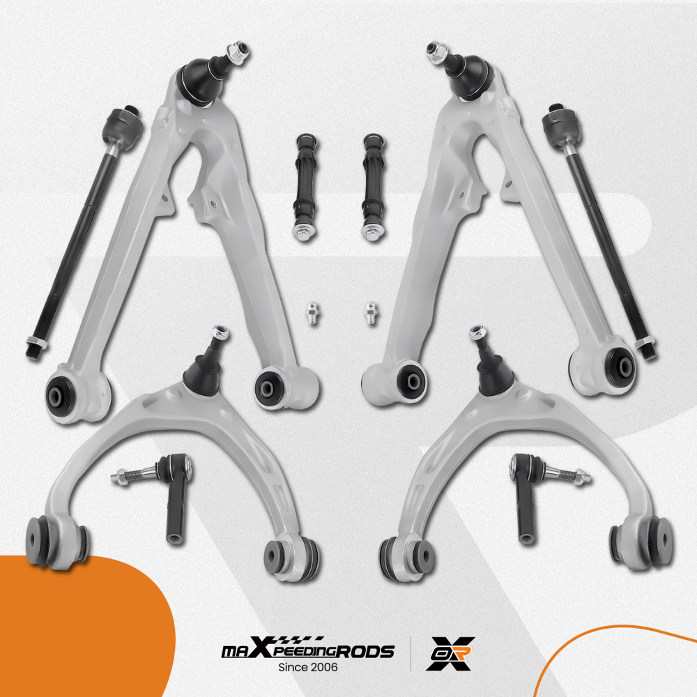 10x Upper Lower Aluminum Control Arm for 2014 2015 2016 compatible for Silverado 1500 compatible for Escalade