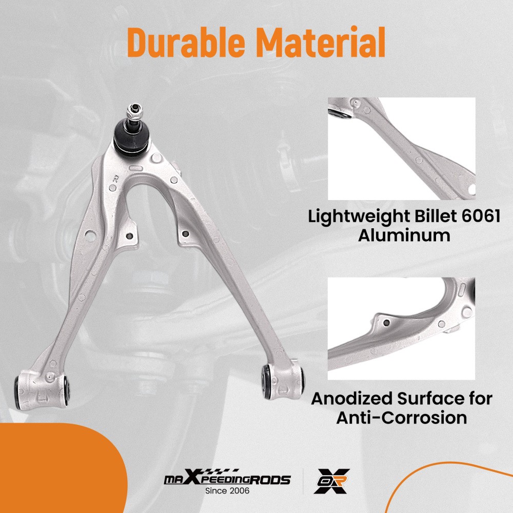 Suspension Upper Lower Control Arm Set For 2014-2016 compatible for Chevy Silverado Sierra 1500