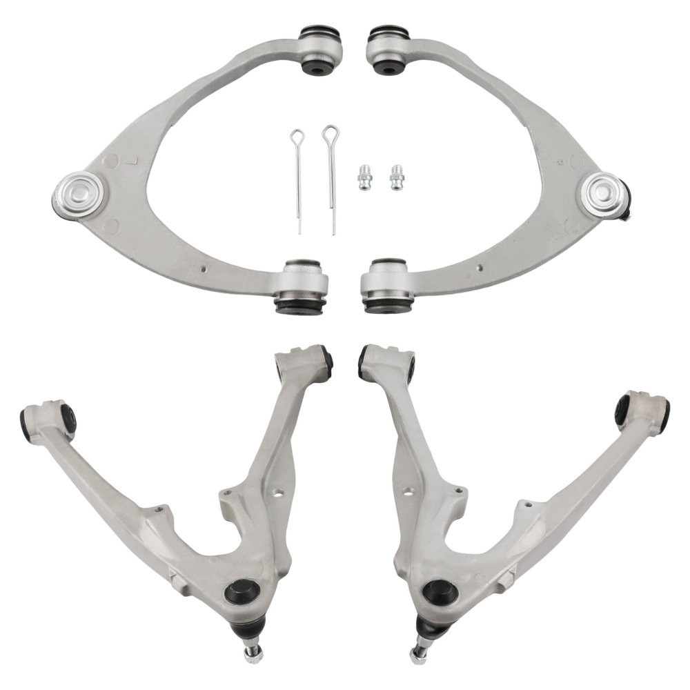 Suspension Upper Lower Control Arm Set For 2014-2016 compatible for Chevy Silverado Sierra 1500